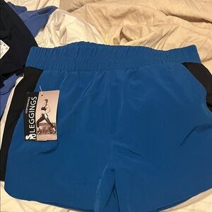 Blue Athletic Shorts by